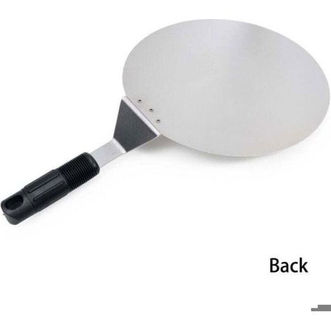 Pelle À Pizza - Acier Inoxydable 430 - Poignée Antidérapante TPR/PP - Pour Transfert De Pizzas Tartes Et Gâteaux - Diamètre 25,4 Cm - 1 Pièce (1/3)