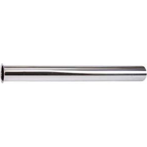 10PZ CANOTTO CON BORDO IN OTTONE CROMATO - ø mm.26 lunghezza cm.20