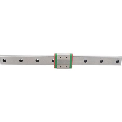 Guidage linéaire avec bloc coulissant élargi et guidage à billes haute résistance pour machines-outils MGW12C-300-1R (1/5)