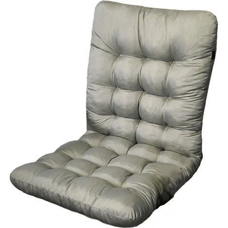 Coussin de siège pour fauteuils de jardin, coussin résistant aux UV pour mobilier d'extérieur avec design antidérapant, coussin confortable de qualité supérieure pour fauteuil à bascule, bureau et étu (1/5)
