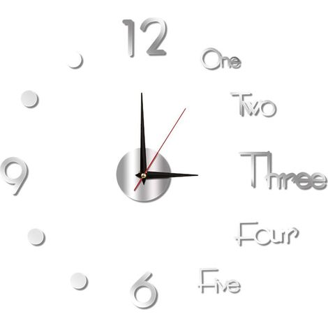 Horloge Murale Luminieuse Silencieuse 40cm - Éclairage Décoratif pour Chambre et Salon (1/5)