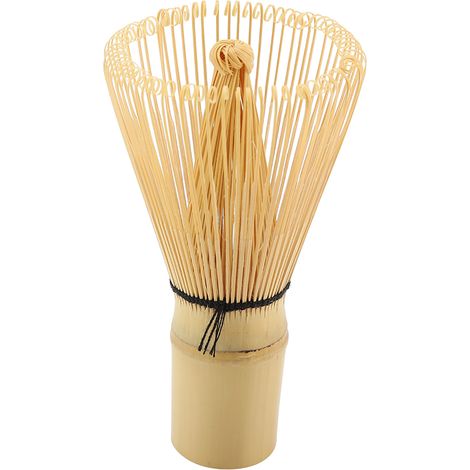 Bio-Bambus-Teebesen (Chasen), Borstenwerkzeug zur Herstellung von Matcha-Pulver (80 Borsten) (1/5)