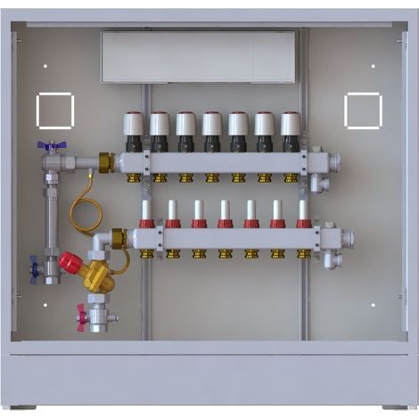 Station UnoFloor Comfort 7L 7 HK, links mit AB-PM-Set, 230V (1/2)