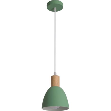 Lámpara de techo Lilian Verde 1xE27 (1/5)