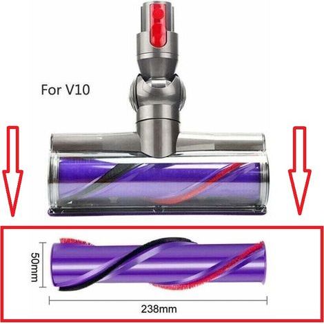 Spazzola rotante di grandi dimensioni a trasmissione diretta per l'aspirapolvere Dyson V10. (Spazzola rotante) (1/4)