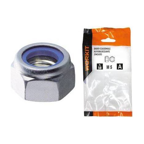 5,0 x DADO ESAGONALE AUTOBLOCCANTE ALTO SELF WORKIT