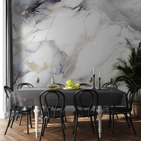 Tapete artgeist elegant Marmor neutrale Farben 350x256 cm
