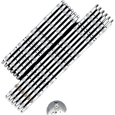 Ruban LED, Longueur de 1158 mm, 12 Perles LED, Tension de 3 V, Compatible avec Divers Téléviseurs de 55 pouces, Numéros de Modèle 2014SVS55 et D4GE-550DCA-R3 (1/5)