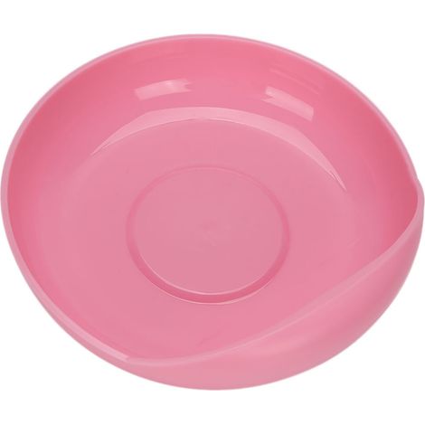 Assiette Fixée par Ventouse pour Séniors – Vaisselle Pratique Anti‑Glissement Rouge (1/5)