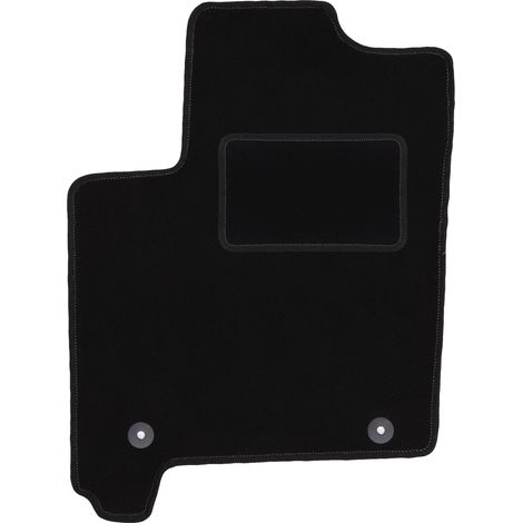 Tapicería negra mate para el asiento del conductor de: Opel Meriva A monovolumen (2002-2010) (1/5)