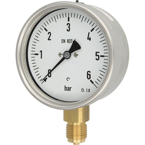 Manomètre à tube Bourdon 0 - 6 bar