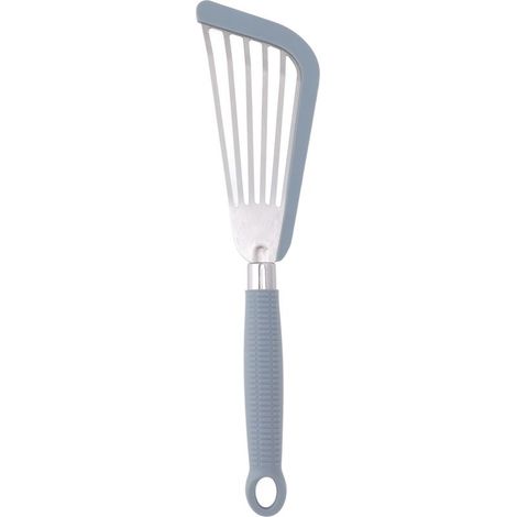 à poisson en silicone spatule à fente en acier inoxydable (1/5)
