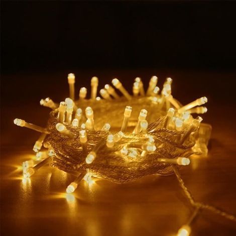 10M 100 LED Warm White String Lights for Christmas, Garden, and Home Decor