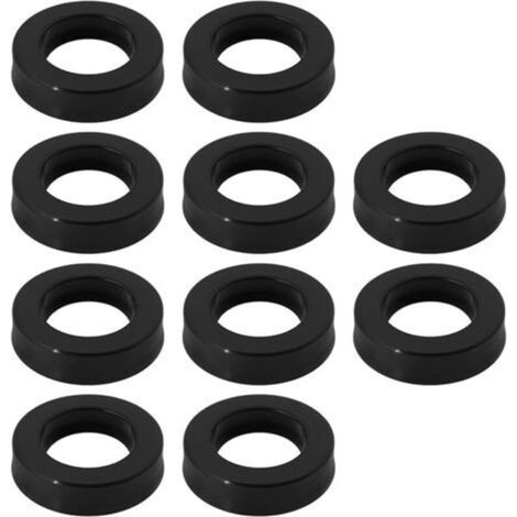 Pair Lot de 10 Joints d'étanchéité pour Tête de Pompe 12x20x5 Mm Kit de Joints d'étanchéité pour Nettoyeur Haute Pression pour Machine de Nettoyage Haute Pression FK47 Noir (1/5)
