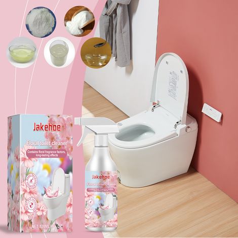 WC-Reiniger mit blumigem Duft, für Toilette und Badezimmer, entfernt Flecken und Gerüche, erfrischt den Teint – 120 ml -- DTEKGAZ (1/5)
