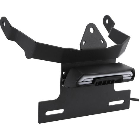 Support de plaque d'immatriculation 12V avec garde-boue et feu arrière LED intégré pour clignotants, compatible avec Vulcan S 650/Cafe