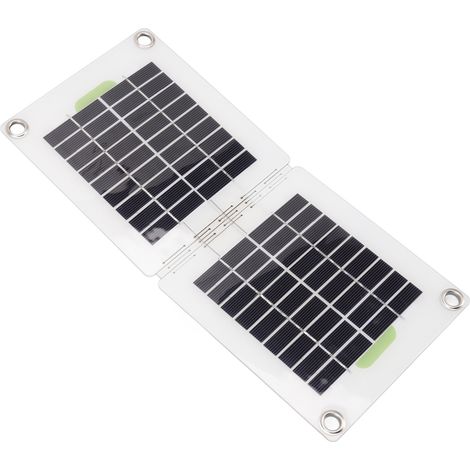 Chargeur de batterie portable pliable à panneau solaire pour voiture, camping-car, 10 W (1/5)