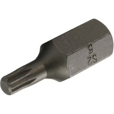 BGS Bit Antrieb Außensechskant 10 mm (3/8&quot) Innenvielzahn (für XZN) M5 - 4850