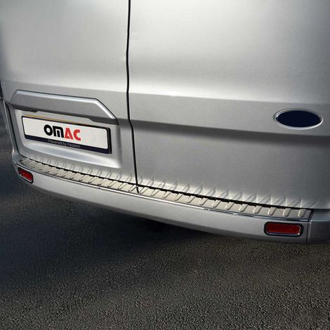 OMAC Ladekantenschutz Stoßstangenschutz für Ford Tourneo Custom I 2012-2023 – Edelstahl Chrom (1/5)