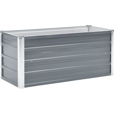 Maison Exclusive - Garten-Hochbeet Verzinkter Stahl 100x40x45 cm (1/5)