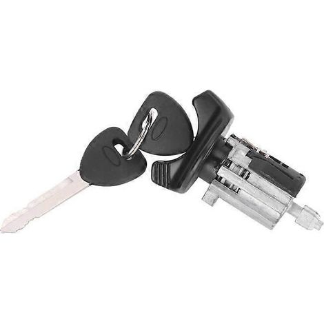 Cylindre de verrouillage d'allumage Yctze, cylindre de verrouillage d'allumage en aluminium avec clé F3DZ11582E, tension automatique. (1/4)
