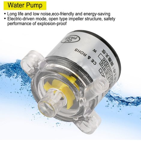 Mini Pompe à Eau Électrique Sans Balais 12V 7W en Plastique Écologique Faible Bruit (1/5)