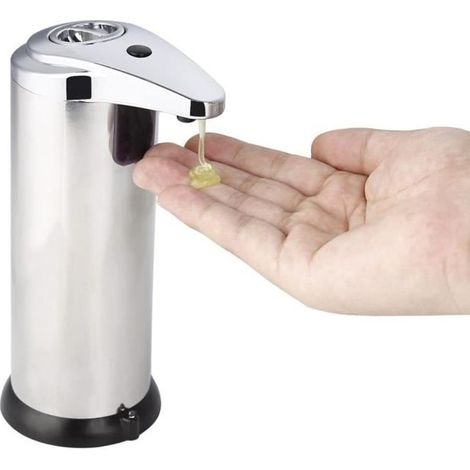 Distributeur de savon liquide automatique sans contact en acier inoxydable 280 ML (1/4)