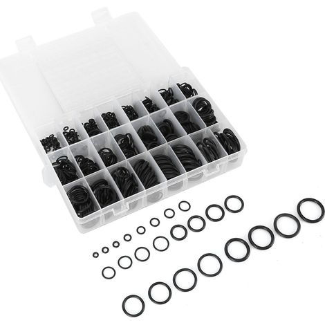 740-teiliges O-Ring-Set -40 °F bis 248 °F, gute Abdichtung, verschleißfest, wasserdichter Gummidichtungsring (1/5)