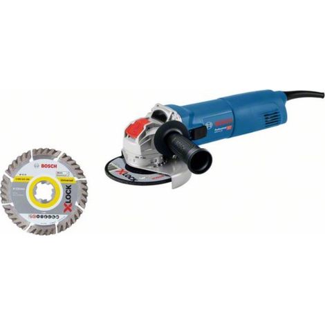 Grinder de ángulo X-Lock Ø 125mm GWX 14-125 1,400 vatios + disco de corte de diamantes