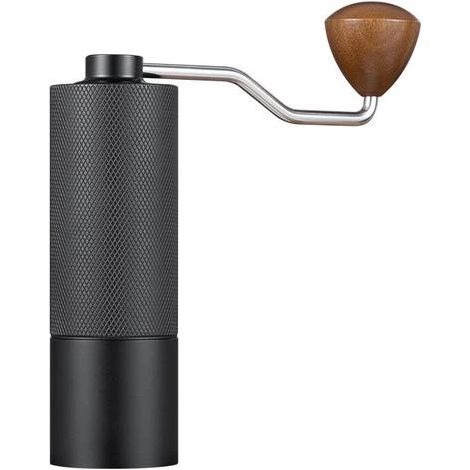 Moulin à café manuel portable avec manivelle, mouture réglable pour expresso, cafetière à piston et café filtre, idéal pour la maison, le bureau et les voyages.-AquaForge (1/3)