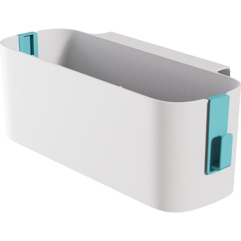 Multifunktionale und platzsparende Hängeaufbewahrungsbox zur Wandbefestigung, ideal zur Aufbewahrung von Make-up und Taschentüchern (grün). (1/5)