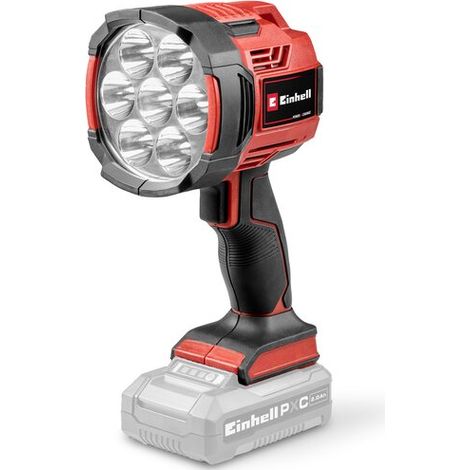 Einhell Akku-Lampe TE-CL 18/2500 Li - Solo Power X-Change (18V, 2500 lm, 6500 K, 640 m Leuchtweite, 7 LEDs, Helligkeitsregulierung, integriertes Stativgewinde, ohne Akku)