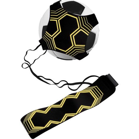 Entraîneur de football, aide à l'entraînement de ballons de football avec ceinture de réglage flexible, équipement d'entraînement pour enfants et adultes pour 3, 4, 5 ballons (1/5)
