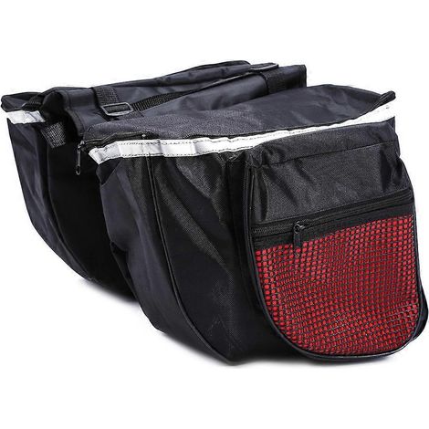 Porte-bagages arrière pour vélo 202425L avec sacoche double