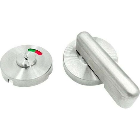 Badezimmerschloss mit Anzeigeriegel, Frei/Belegt-Position, Oberfläche: Satin-Nickel - KZQ