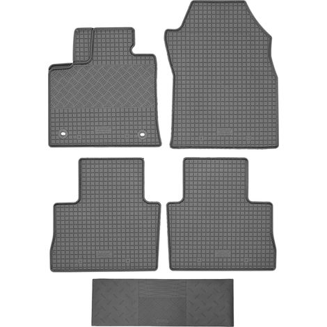 RIGUM 904901 Fußmatten + 900101 Abdeckung – Toyota RAV4 V / RAV4 V Hybrid SUV ab 2019, TL Fahrerfußraum – EINBAU