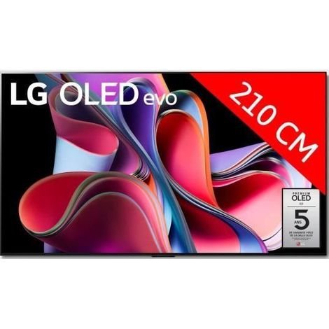 TV LG OLED 4K 210 cm - LG OLED83G3 - Alpha 9 AI 4K Gen6 Prozessor - HDR - Smart TV