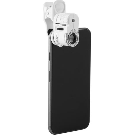 Universelles Clip-On-Mikroskop für Mobiltelefone 9595W 60x 2 LED (Batterie nicht enthalten) (1/5)
