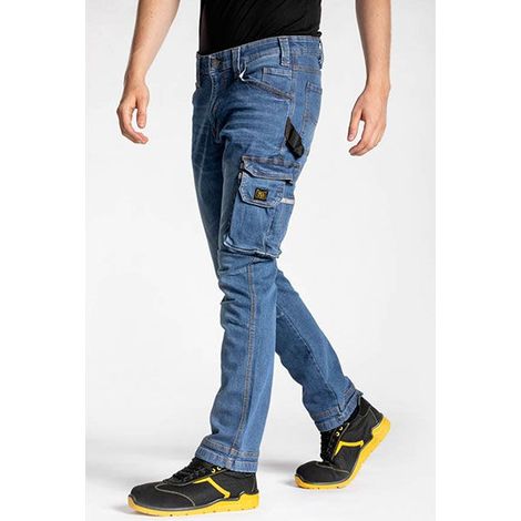 Jeans da Lavoro Elasticizzato 7 Tasche Rica Lewis Job Stone Washed 44 (1/5)