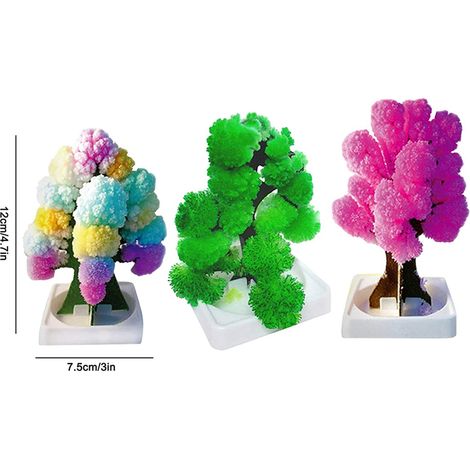 Sapin de Noël magique en papier cristal qui s'ouvre, décoration de sapin de Noël en papier flocon de neige à faire soi-même (1/5)