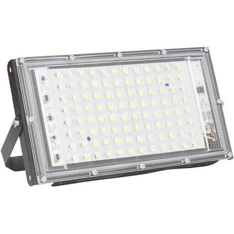 RHG Projecteur LED 100W super lumineux 10000 lumineux angle de faisceau 120° projecteur blanc froid IP66 lumière étanche 220240V (1/5)