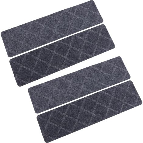 4pièces Lot de Tapis De Marches Escalier Antidérapants Réutilisables pour Protection Bruit (1/5)