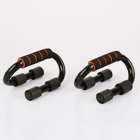 Poignées De Pompes - Hauteur 15 Cm - Surface Antidérapante - Pour Entraînement Musculaire À Domicile - Lot De 2 (1/5)