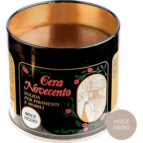 Novecento Cera Solida in Pasta 500ml Noce Medio