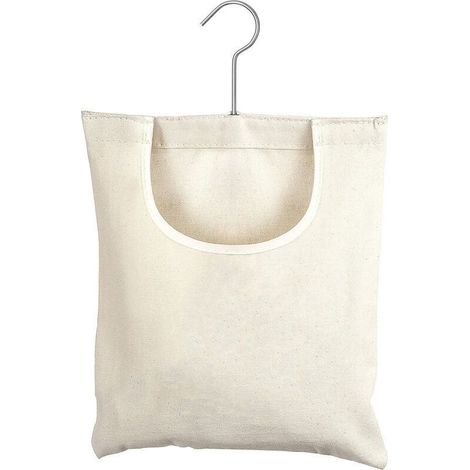 Panier Pince à Linge a Suspendre, Panier Epingle a Linge en Toile, 32 x 27cm Sac à Pince à Linge Suspendu, Sac de Rangement de Rotatif à 360 Degrés, pour Jouets Chaussette Petits Objets (1/5)