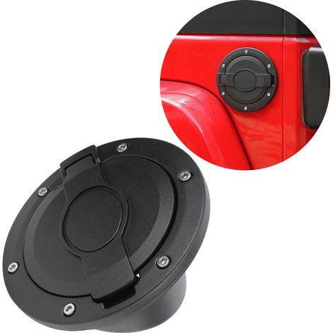 Tankdeckel passend für Jeep Wrangler JK (2007–2017), automatischer Einfülldeckel, ohne Logo, robustes Außenzubehör
