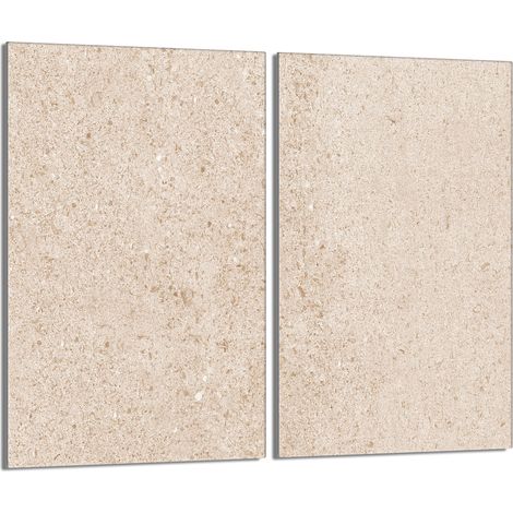 Glasschutzplatte für den Herd 2x30x52 Beige (1/5)