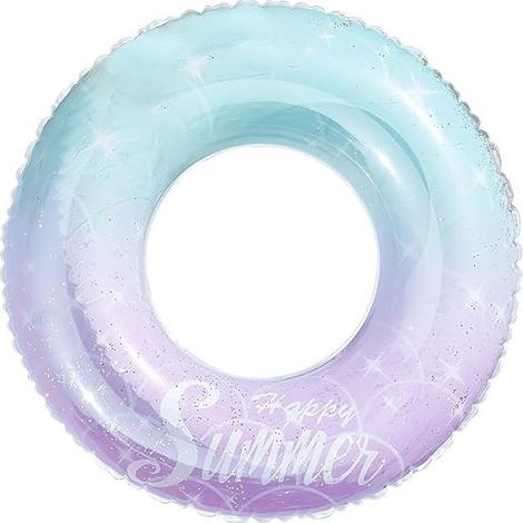 Bouée Adulte en PVC Écologique Inflation Déflation Rapides Ténacité Parfaite pour Parc Aquatique et Vacances Plage - (1/5)