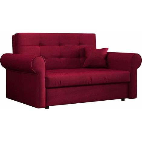 Mobilier1 – Canapé convertible Columbus 128 – 3 places – Mécanisme Disclosure – Largeur de couchage 112cm – Dimensions 148x98x85cm – Mobilier assemblé (1/5)