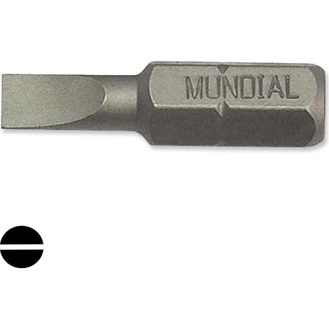 Inserto per viti intaglio mundial 4 mm conf. da 12 pz